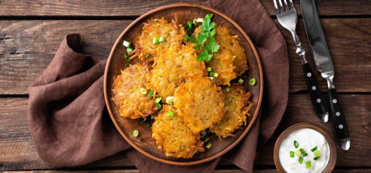 Potato pancakes or Deruny