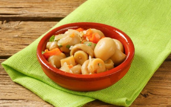 Marinated mushrooms