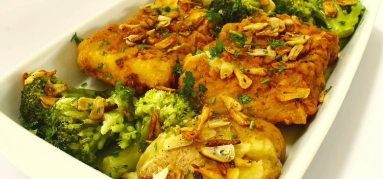Cod fish in olive oil