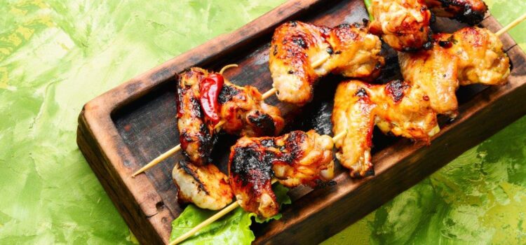 Korean BBQ chicken wing